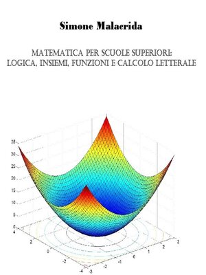 cover image of Matematica--Logica, Insiemi, Funzioni E Calcolo Letterale